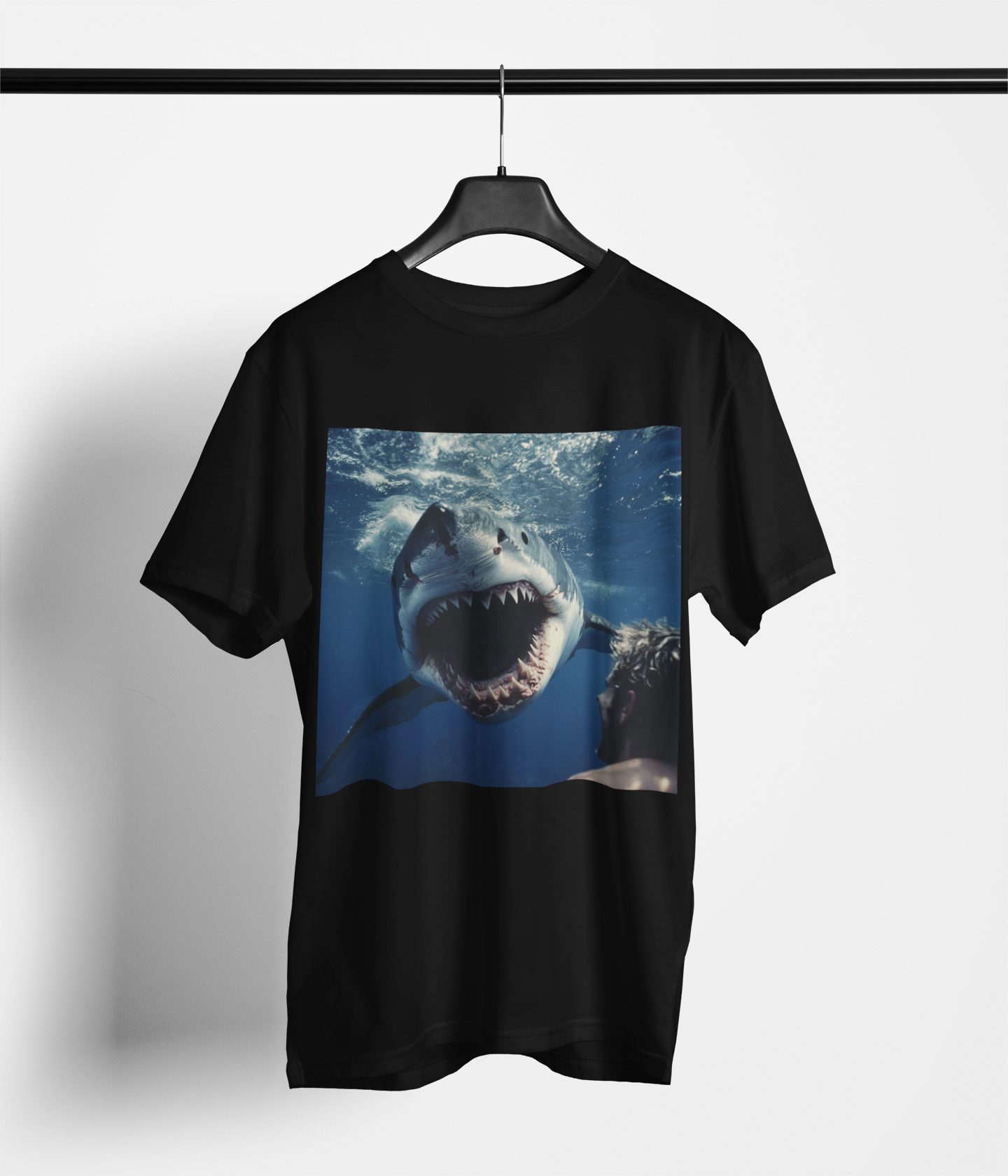 "Shark Snack Attack" Men's T-Shirt 🦈😱